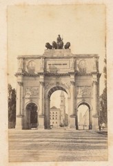 Albumin on Cardboard – View of Munich – Circa 1870s