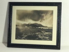 Point Bonita On a Stormy Day Old Photography Historical Sausalito San Francisco