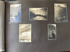 Old Photo Album Civilian with Flaws, Travel 1930s /90