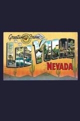 Vintage Postcard Posted 1966 Greetings From Las Vegas Nevada Large Letter