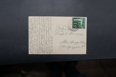 Photo Postcard View 1939 North Sea Sea Sea Clouds Sky Leipzig Stamp Marburg