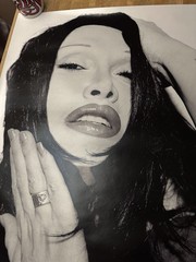 Pete Burns Dead Or Alive Black & White Original Print Kate Garner RARE 32” X 23”