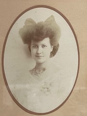 Rare Large Portrait Young Girl Late 19th Century G. L. Arlaud Geneva Switzerland
