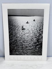 Marion Warren Signed Print «Skip Jacks In Icy Waters» Chesapeake 1985 Unframed