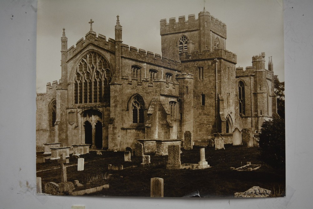 Original ALAN HOUGHTON fine art Photography 1000 OLD CHURCH ENGLAND 1981 16 X 20