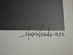 HUGO WESSELS VINTAGE HAND SIGNED 1972 SILVER GELATIN PHOTOGRAPH NUMBERED OSPREY