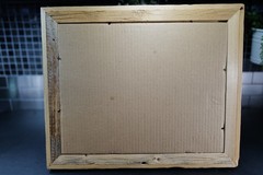 Rustic Reclaimed Barn Wood Framed Moon Tree Wall Art Signed Nature Photo 14”x11”