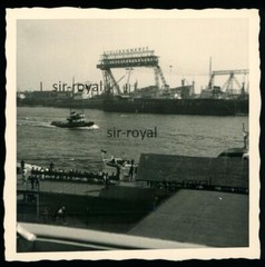 Stülckenwerft Hamburg – 1960s – Industrial Technology – Photo 9x9cm