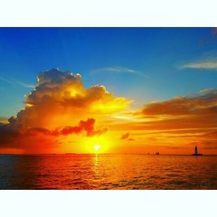 KEY WEST Sunset Symphony 11×14 Matted Art Photo Photograph Florida Keys Tropical