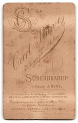 Photography Carl Stüwe, Süderbrarup, girl in fitted dress