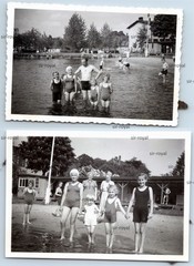 2x Lübz 1941 photo 9x6cm