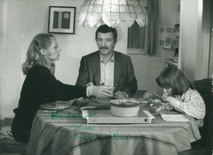 Photo film scene crime scene, actors Angelika Bender and Karl-Heinz… – 10831185