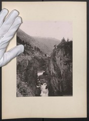 Photograph F. Beyer, Bergen, view Norway/Norge, Veiparti Ved Borgund 189