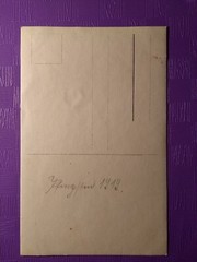 Alt Foto AK antik Frau Mann Pfingsten 1919 Vintage nice Mode men women old Photo