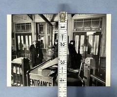 El Station Interior NYC 1936 Art Print Card Photo By Berenice Abbott 4”x6”