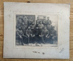 Photo Soldier Military Emil Fahraus Kehl approx. 1910 Group Photo Army Kaiser Wilhelm