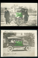 FORD MODEL MODEL T TORPEDO 4 SEATS -2X ORIGINAL PHOTO PHOTO REG 117296-1921-AO62