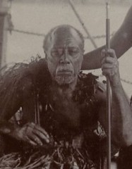 14x9cm orig photo 1905 German colony Samoa King Mataafa with daughter photo