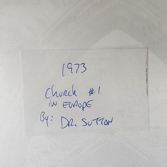 Vintage (Reprint) 8X10 Photo Europe 1973 Architecture Church Black & White