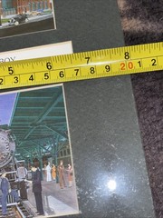 Matted Pictures of Chattanooga Choo Choo Station And Engine Tennessee 8”x11.5”