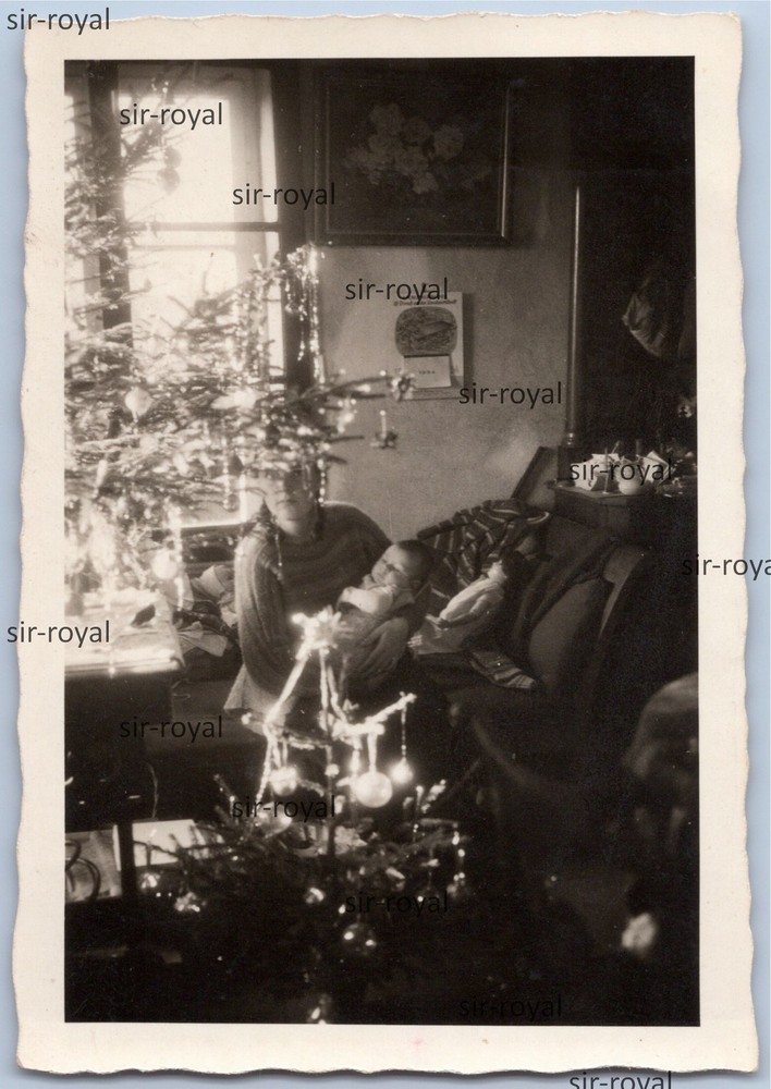 Rekawinkel near Pressbaum 1942 – Christmas Mother Child – Austria Photo 6x9cm