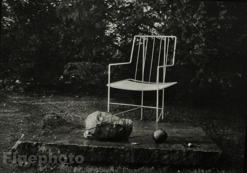 1954/78 Vintage JOSEF SUDEK Czech GARDEN Chair Zen Fine Art Photo Gravure