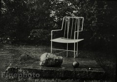 1954/78 Vintage JOSEF SUDEK Czech GARDEN Chair Zen Fine Art Photo Gravure