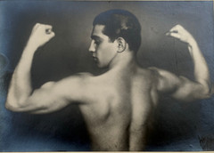 4 3/4 x 6 3/4 Photo of Artist & 30s Greco-Roman Olympic Champion Maxim Bugzester