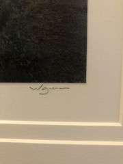 WILLIAM GUION Leaning Oak & Reflection 1990 Signed & Numbered 2/25