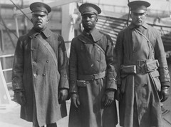 WWI African American Troops Return From France Aboard ULNA Enhanced Photo