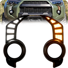 Daytime Running Light Fog Lights for 2014-2024 Toyota 4Runner Drl | 2Pcs 14-24 5