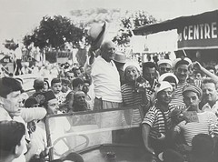 ANDRÉ VILLERS – PABLO PICASSO IN A CAR – SILVER PRINT