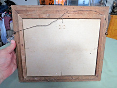 ANTIQUE 1800s REAL WESTERN AMERICANA ORIGINAL FARM WAGON SCENE FRAMED PHOTOGRAPH