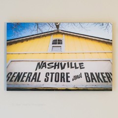 Nashville Indiana General Store Sign Metal Art Print Wall Hanging Photo