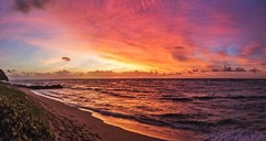 When the Rooster Crows 15X25 Hawaii sunrise kauai beach lik Ansel Adams
