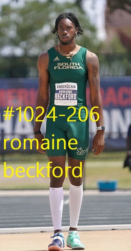 MALE PORTRAIT #1024-206- athletes series-track & field – free shipping in usa