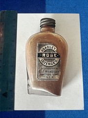 “HOADLEY’S ROSE LOZENGES” Made In HARTFORD CT by E. J. HOADLEY Art Photo BOTTLE