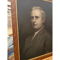 Rare 1921 Signed Mabel Sykes Photograph Fred E. Sterling Lt Governor Illinois