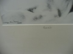MATTED PHOTOGRAPHY Woman Expression Black White Photo by Larry Santucci 16×20