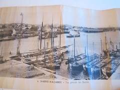 3 OLD FRENCH PHOTOGRAPHS – FRANCE – HEAVY PAPER – 24″ X 9″ – TUB RH-7