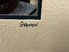 Gamow signed Old Farmhouse Laundry Wash Tubs Scrub Photography Art 5″ x 7″ Mated
