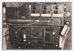 Mobile Telefonanlage Verteiler Funkanlage? Technik – altes Foto 1970er ?