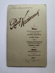 orig. CDV photo photograph picture old fashion around 1870 actor Ernst Hartmann Vienna