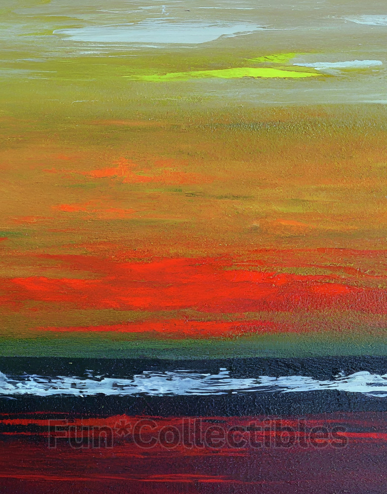 Digital image photo ocean surf picture abstract sunset artwork phone wallpaper