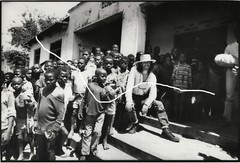 30x24cm Archive Photo Brian Aris 1987 Music Bob Geldof in Africa Life Aid photo D