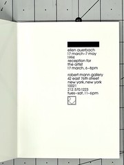 Ellen Auerbach (1906-2004) Art Announcement Card 1994