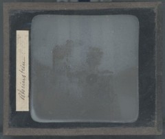 Castle Of Rheinstein, Rhin, Photo Plate Glass, Black & White, Positive