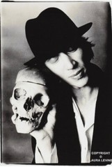 Laura Levine Richard Hell w/ Skull New York 1982 SIGNED Punk Rock