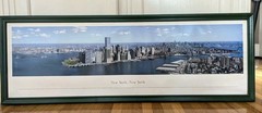 James Blakeway New York Twin Towers Lower Manhattan Liberty Ellis Isle 41″x13″