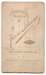 Photograph Franz Schwarz, Vienna-Ottakring, Hauptstrasse 131, portrait of older He